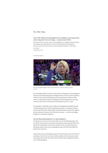 NZZ: Mikuru Suzuki begeistert das Publikum ...